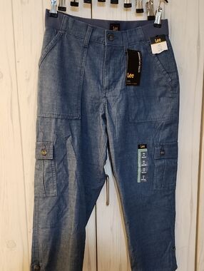 Lee Women's Blue Cargo Jeans